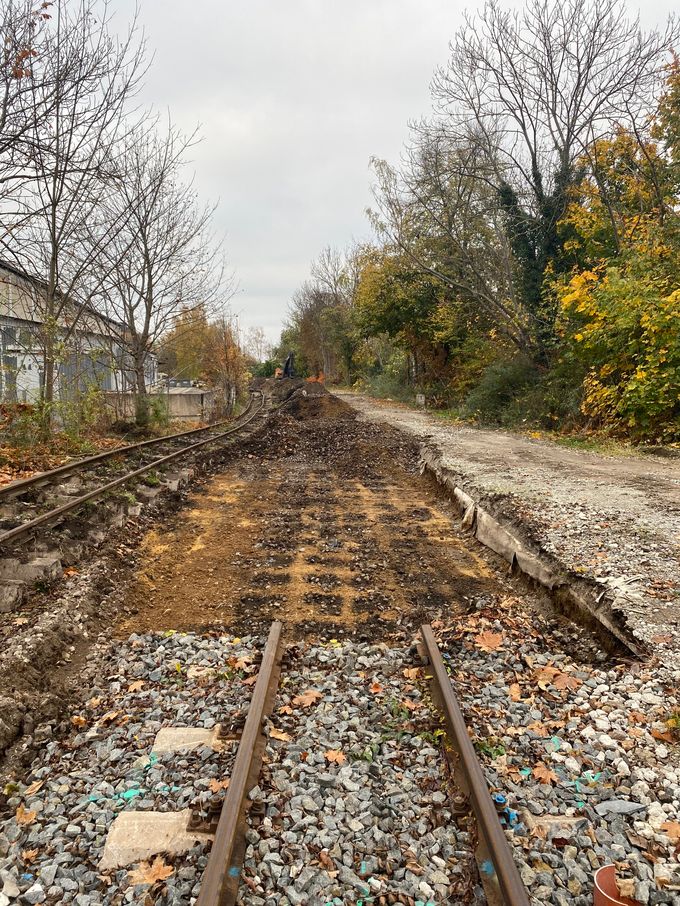 Baustelle in Meuselwitz 