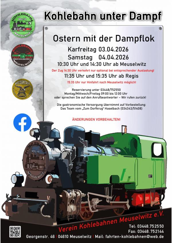 Ostern 2026 unter Dampf 