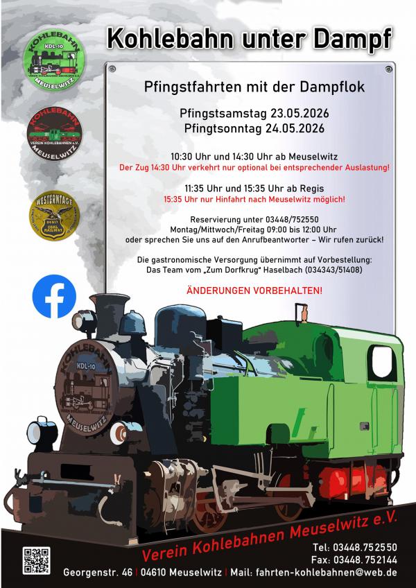 Pfingstfahrten 2026 mit der Wilden Hilde 