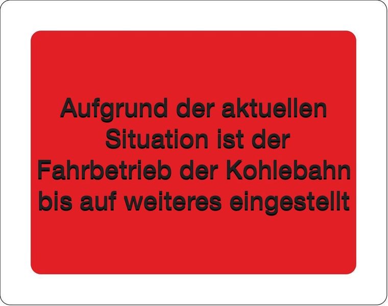 20 Jahre Kohlebahnen e.V. Kohlebahnen e.V.