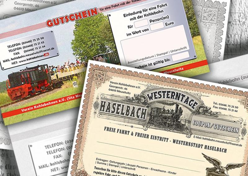 ☝️Gutscheinaktion der Kohlebahn ☝️