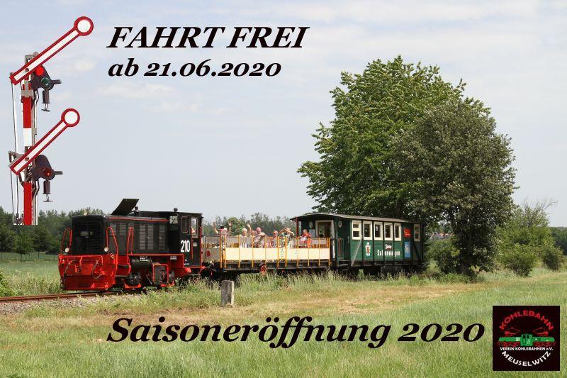 Fahrt frei - Saisonstart 2020
