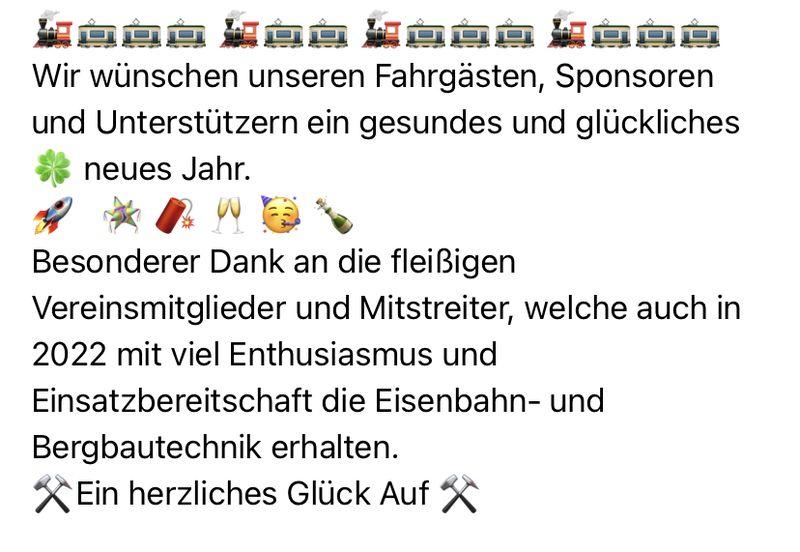 Silvester und Neujahrsgrüße 2021/2022