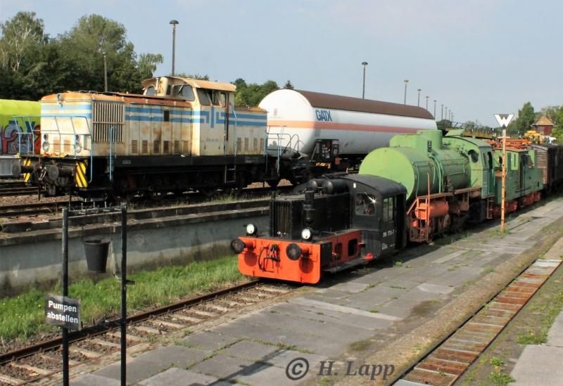 Regelspur trifft Schmalspur in Meuselwitz