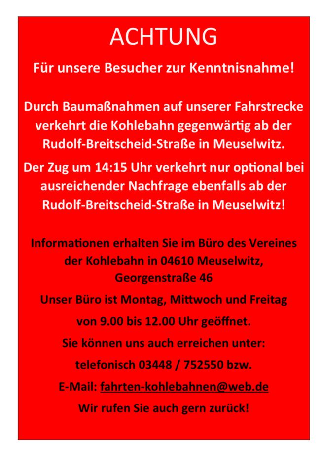 Pfingstfahrten 2024