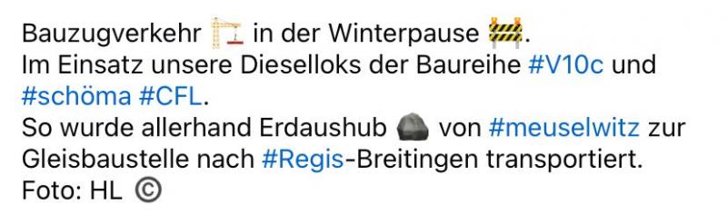 Baustellenreport Februar 2025